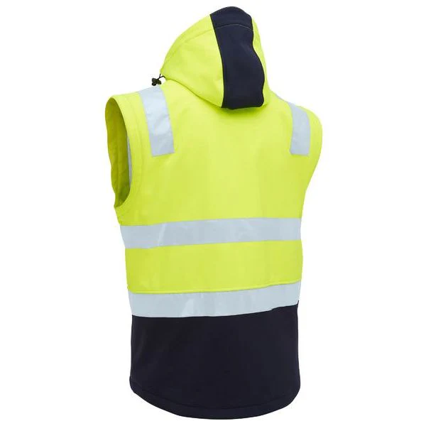 Bisley Taped Two Tone Hi Vis 3 In 1 Soft Shell Jacket (BJ6078T) - Image 7