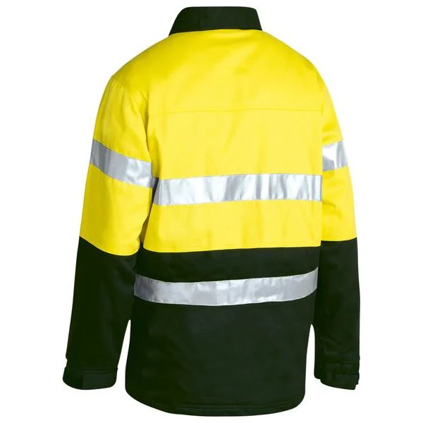 Bisley Taped Two Tone Hi Vis Drill Jacket (BK6710T) (Clearance) - Image 2