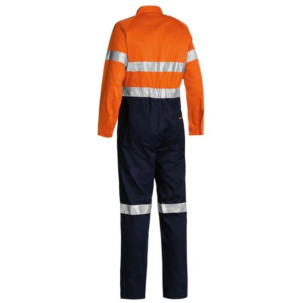 Bisley Taped Two Tone Hi Vis Lightweight Coveralls (BC6719TW) - Image 2