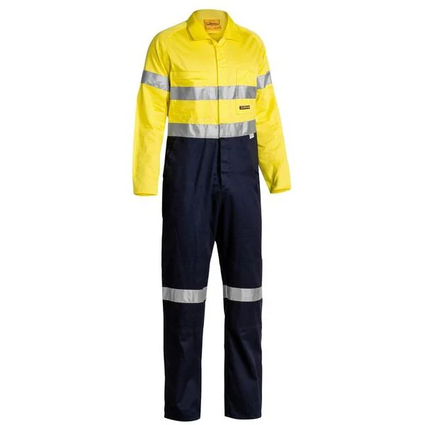 Bisley Taped Two Tone Hi Vis Lightweight Coveralls (BC6719TW) - Image 3