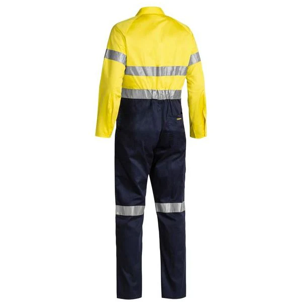 Bisley Taped Two Tone Hi Vis Lightweight Coveralls (BC6719TW) - Image 4
