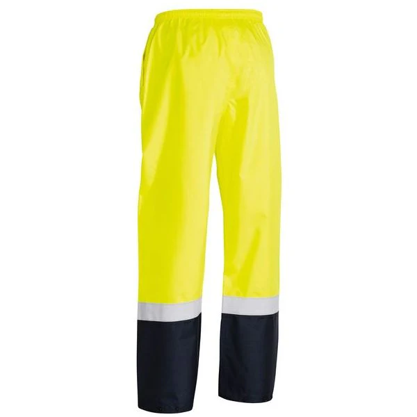 Bisley Taped Two Tone Hi Vis Shell Rain Pants (BP6965T) - Image 2
