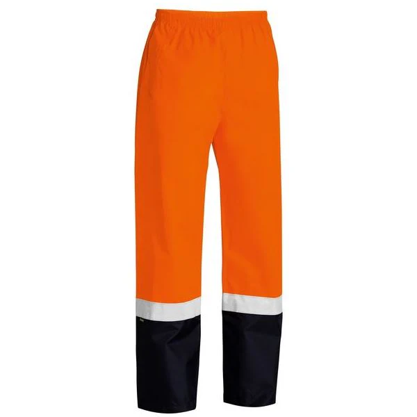 Bisley Taped Two Tone Hi Vis Shell Rain Pants (BP6965T) - Image 3