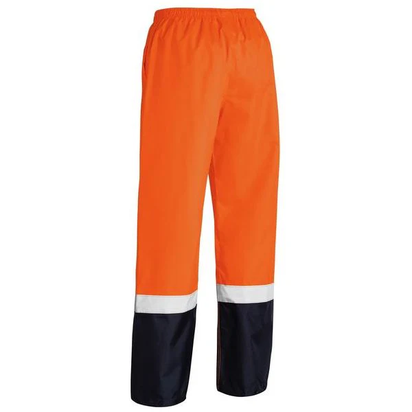 Bisley Taped Two Tone Hi Vis Shell Rain Pants (BP6965T) - Image 4