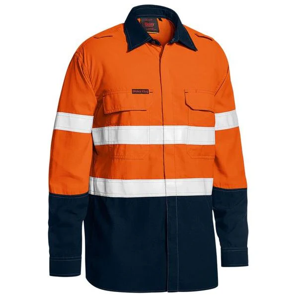 Bisley Tencate Tecasafe Plus FR Lightweight Long Sleeve Shirt (BS8237T) - Image 3
