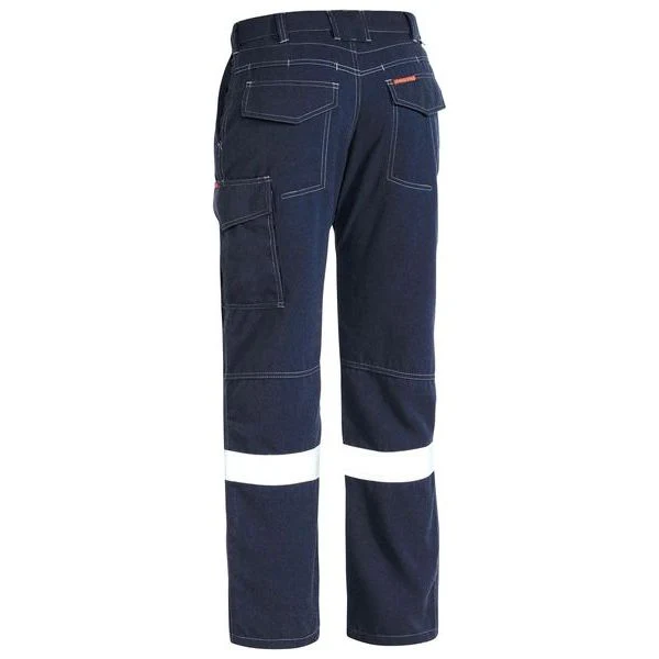 Bisley Tencate Tecasafe Plus FR Taped Engineered Vented Cargo Pants With Knee Darts And FR Reflective Tape Around Lower Leg (BPC8092T) - Image 2