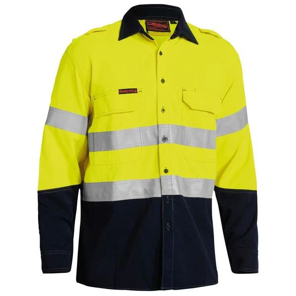 Bisley Tencate Tecasafe Plus Taped FR Vented Long Sleeve Shirt (BS8082T)