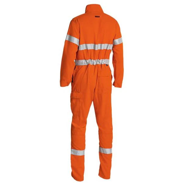 Bisley Tencate Tecasafe Taped Hi Vis FR Lightweight Engineered Coverall With Full Gusset Sleeve Cuff (BC8185T) (Clearance) - Image 2