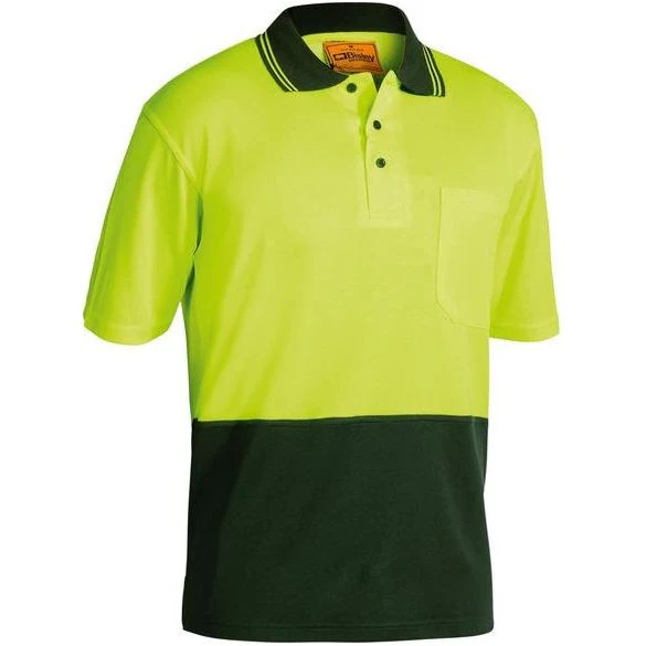 Bisley Two Tone Hi Vis Short Sleeve Polo Shirt (BK1234) - Image 5
