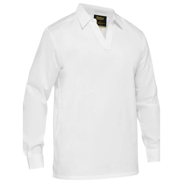 Bisley V-Neck Long Sleeve Shirt (BS6404) (Clearance)