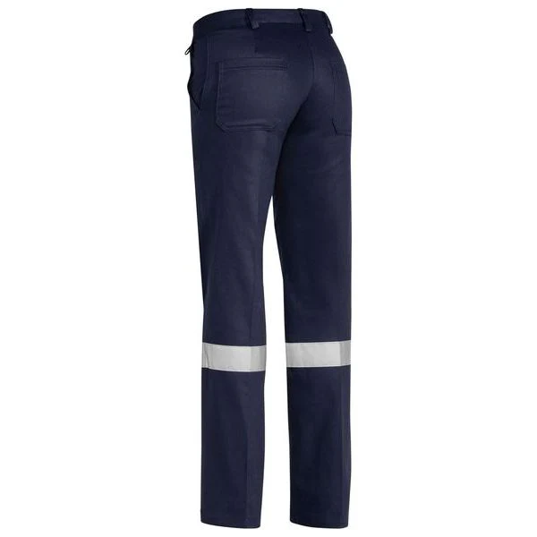 Bisley Womens Drill Pant Reflective Tape (BPL6007T) - Image 2