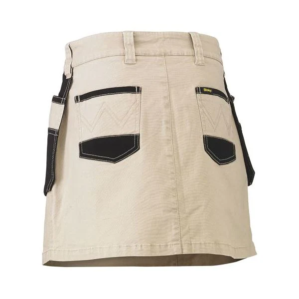 Bisley Womens Flex & Move Stretch Cotton Skort With Holster Pockets (BLS1024) (Clearance) - Image 3