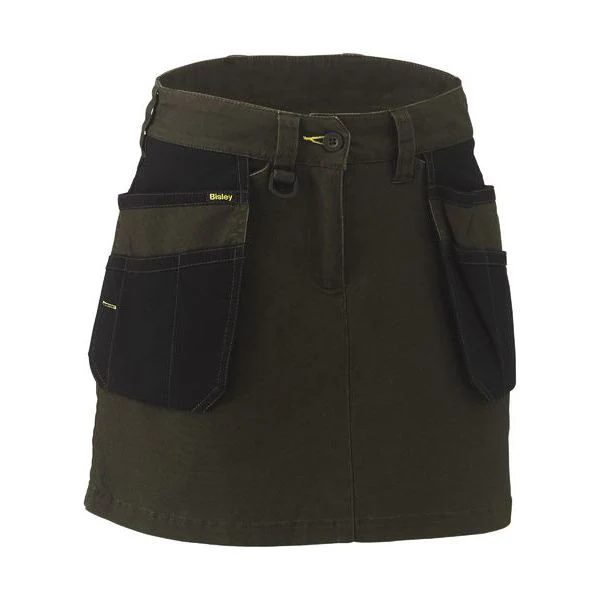 Bisley Womens Flex & Move Stretch Cotton Skort With Holster Pockets (BLS1024) (Clearance) - Image 7