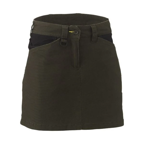 Bisley Womens Flex & Move Stretch Cotton Skort With Holster Pockets (BLS1024) (Clearance) - Image 8