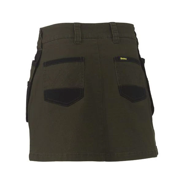 Bisley Womens Flex & Move Stretch Cotton Skort With Holster Pockets (BLS1024) (Clearance) - Image 9