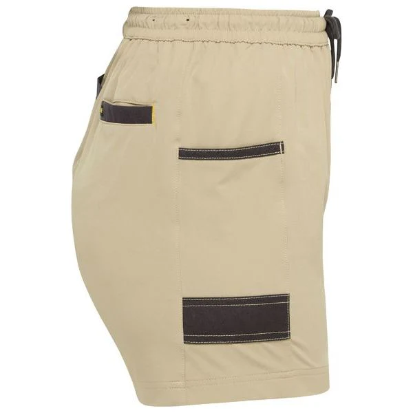 Bisley Women's Flx & Move 4-Way Stretch Elastic Waist Short (BSHL1331) - Image 3