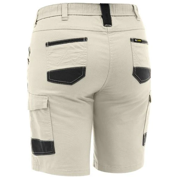 Bisley Women's Flx & Move Elastic Waist Stretch Cotton Canvas Cargo Short (BSHL1338) - Image 5