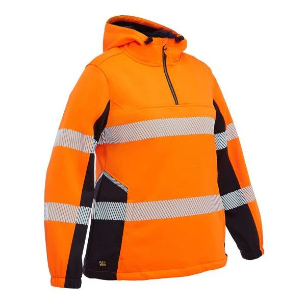Bisley Womens Flx & Move Hi Vis Taped Liquid Repellent Fleece Hoodie (BKL6571T) - Image 9