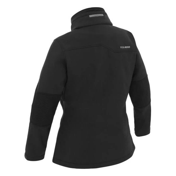 Bisley Womens Flx & Move Soft Shell Jacket With Zip Off Detachable Hood (BLJ6570) - Image 2
