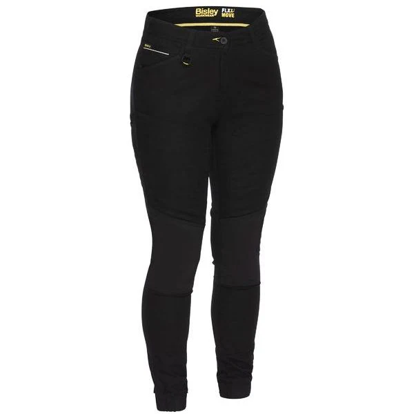Bisley Womens Flx & Move Stretch Cotton Mid-Rise Stovepipe Fit Pants (BPL6022) - Image 3