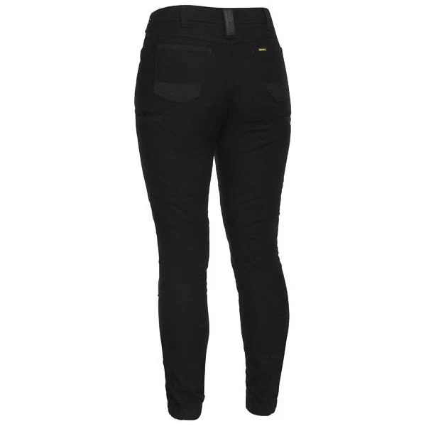 Bisley Womens Flx & Move Stretch Cotton Mid-Rise Stovepipe Fit Pants (BPL6022) - Image 4