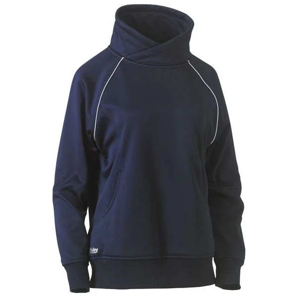 Bisley Womens Long Sleeve Work Fleece Jumper (BKL6924) (Clearance) - Image 2
