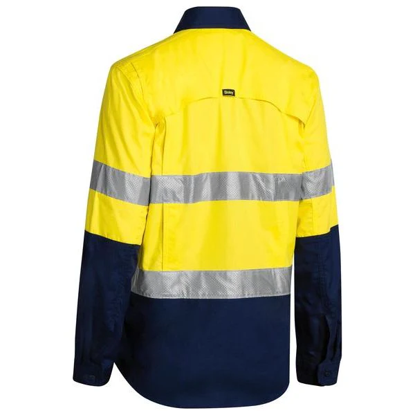 Bisley Womens Taped Hi Vis X Airflow Ripstop Shirt (BL6415T) - Image 4
