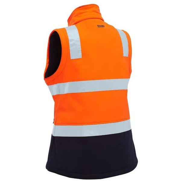 Bisley Womens Taped Two Tone Hi Vis 3 In 1 Soft Shell Jacket (BJL6078T) - Image 13