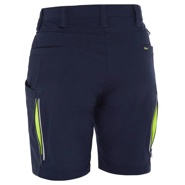 Bisley Womens X Airflow Stretch Ripstop Vented Cargo Shorts (BSHL1150) - Image 2