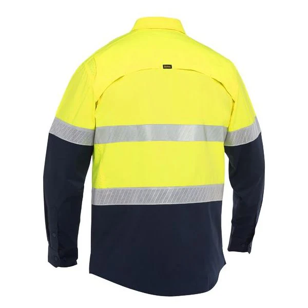 Bisley X Airflow Hi Vis Taped Stretch Ripstop Shirt (BS6491T) - Image 2
