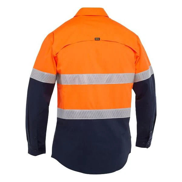 Bisley X Airflow Hi Vis Taped Stretch Ripstop Shirt (BS6491T) - Image 4