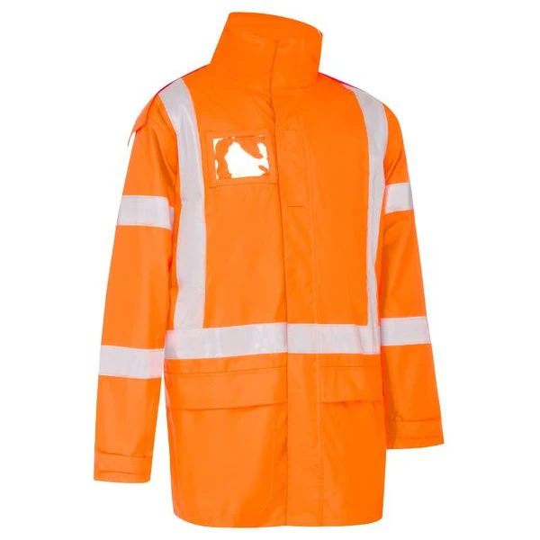 Bisley X Taped Shell Rain Jacket With ID Pocket (BJ6968XT) - Image 3