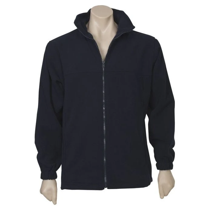 Biz Care Mens Plain Micro Fleece Jacket (PF630)