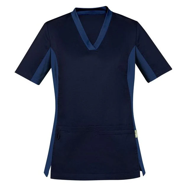 Biz Care Riley Womens V-Neck Scrub Top - (CST043LS) - Image 3