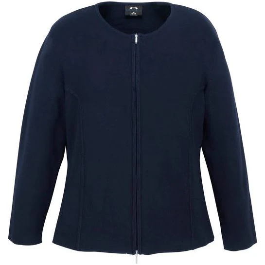 Biz Care Womens 2-Way Zip Cardigan (LC3505) - Image 2