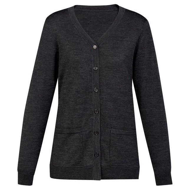 Biz Care Womens Button Front Cardigan - (CK045LC)