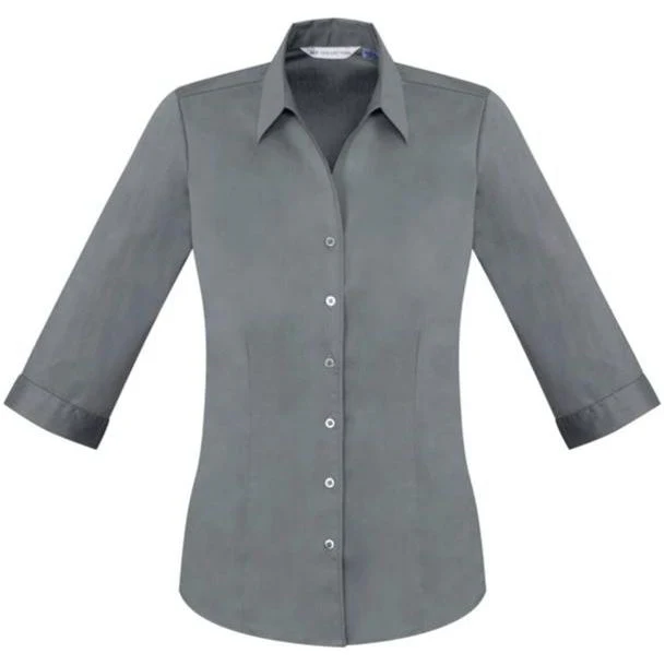 Biz Care Womens Monaco 3/4 Sleeve Shirt (S770LT) - Image 3