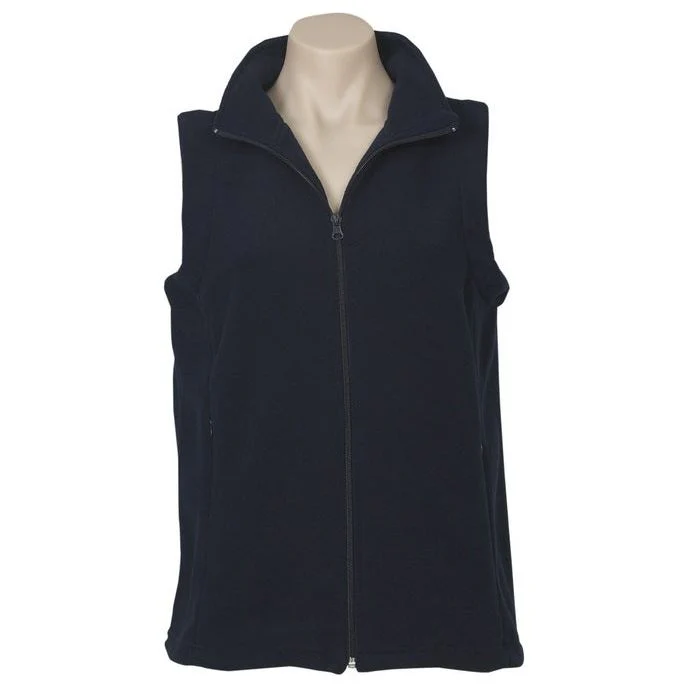 Biz Care Womens Plain Micro Fleece Vest (PF905)