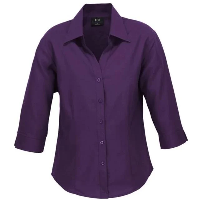 Biz Care Womens Plain Oasis 3/4 Sleeve Shirt (LB3600) - Image 5