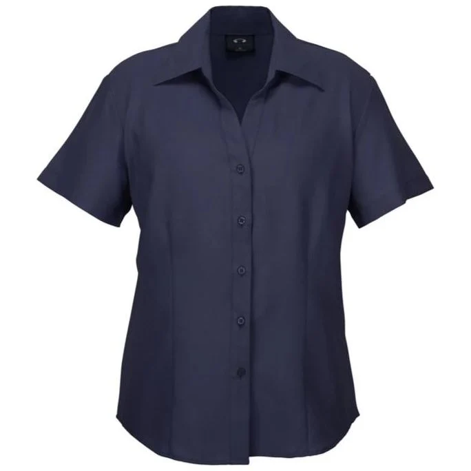 Biz Care Womens Plain Oasis Short Sleeve Shirt (LB3601) - Image 5