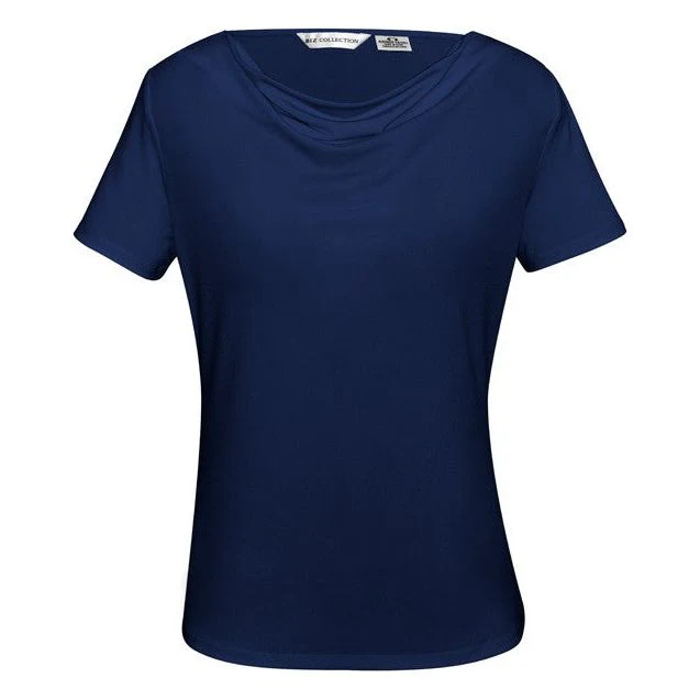 Biz Collection Ava Drape Knit Womens Top (K625LS) - Image 2