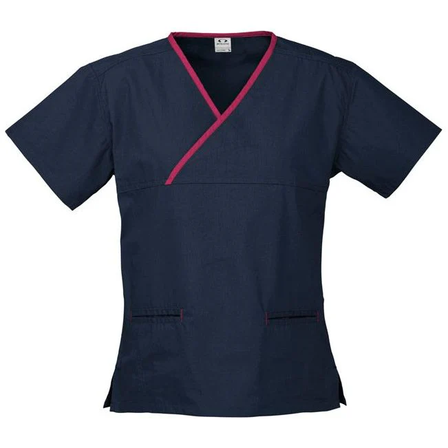 Biz Collection Contrast Scrub Top (H10722) - Image 5