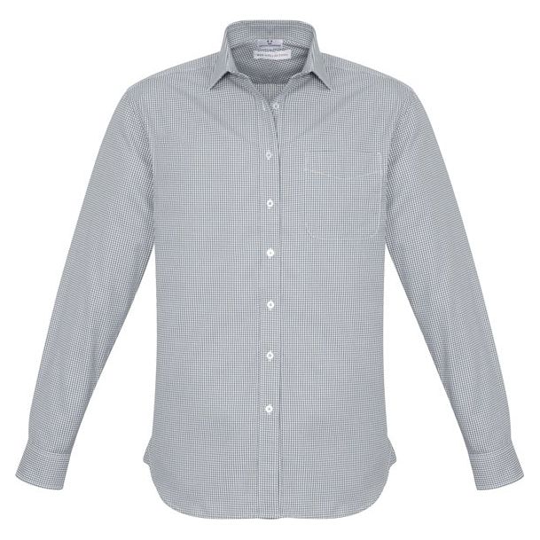 Biz Collection Mens Ellison Long Sleeve Shirt (S716ML) - Image 4