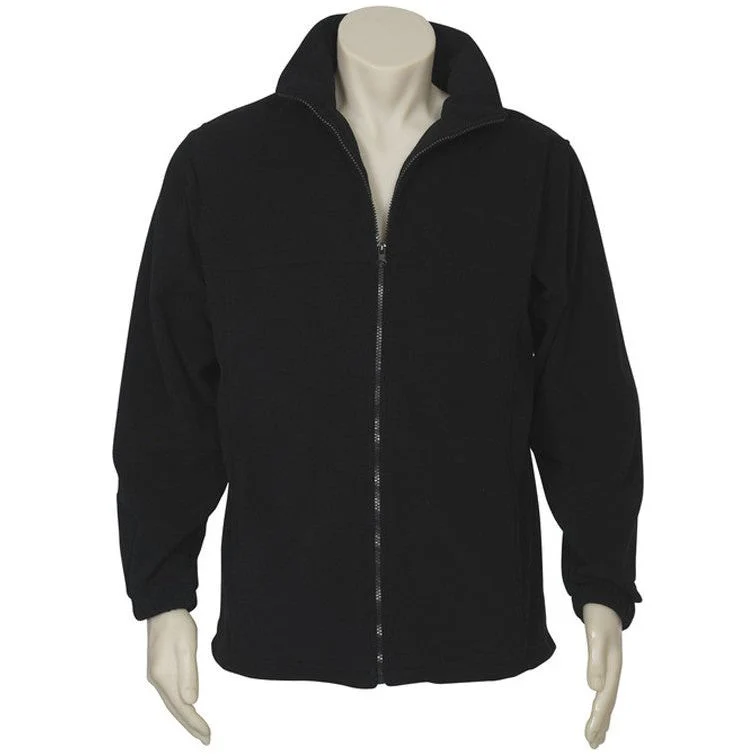 Biz Collection Mens Plain Micro Fleece Jacket (PF630) - Image 2