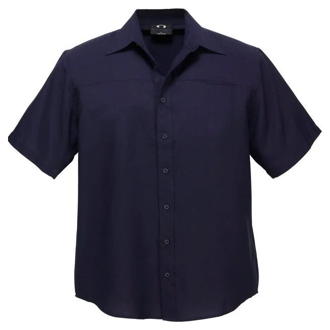 Biz Collection Mens Plain Oasis Short Sleeve Shirt (SH3603) - Image 13