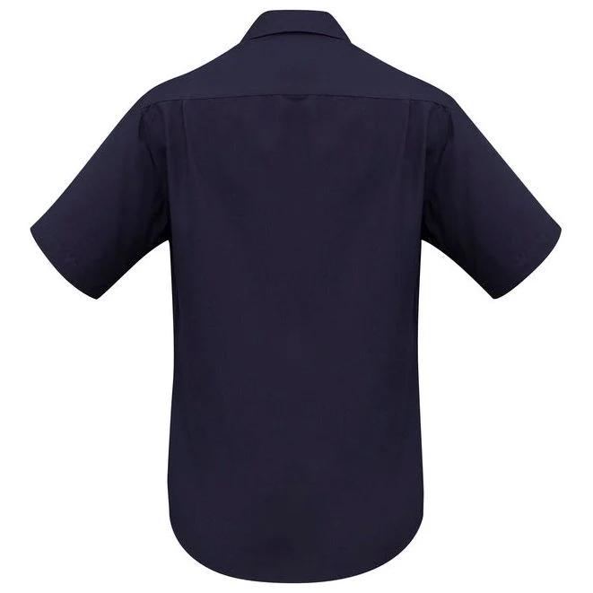 Biz Collection Mens Plain Oasis Short Sleeve Shirt (SH3603) - Image 14