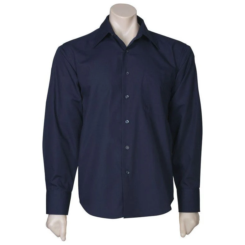 Biz Collection Metro Mens Long Sleeve Shirt (SH714) - Image 3