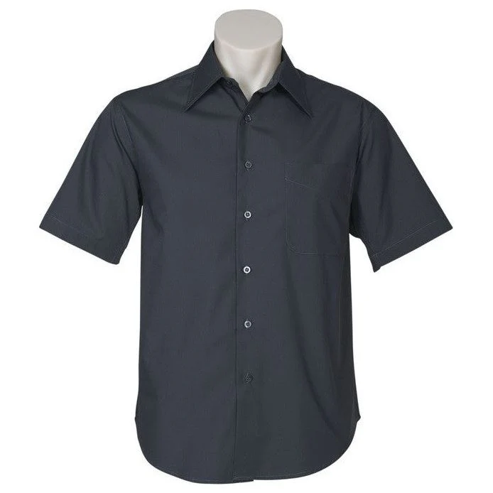 Biz Collection Metro Mens Short Sleeve Shirt (SH715) - Image 3