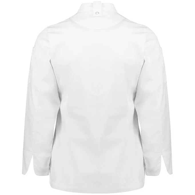 Biz Collection Womens Alfresco Long Sleeve Chef Jacket (CH330LL) - Image 2