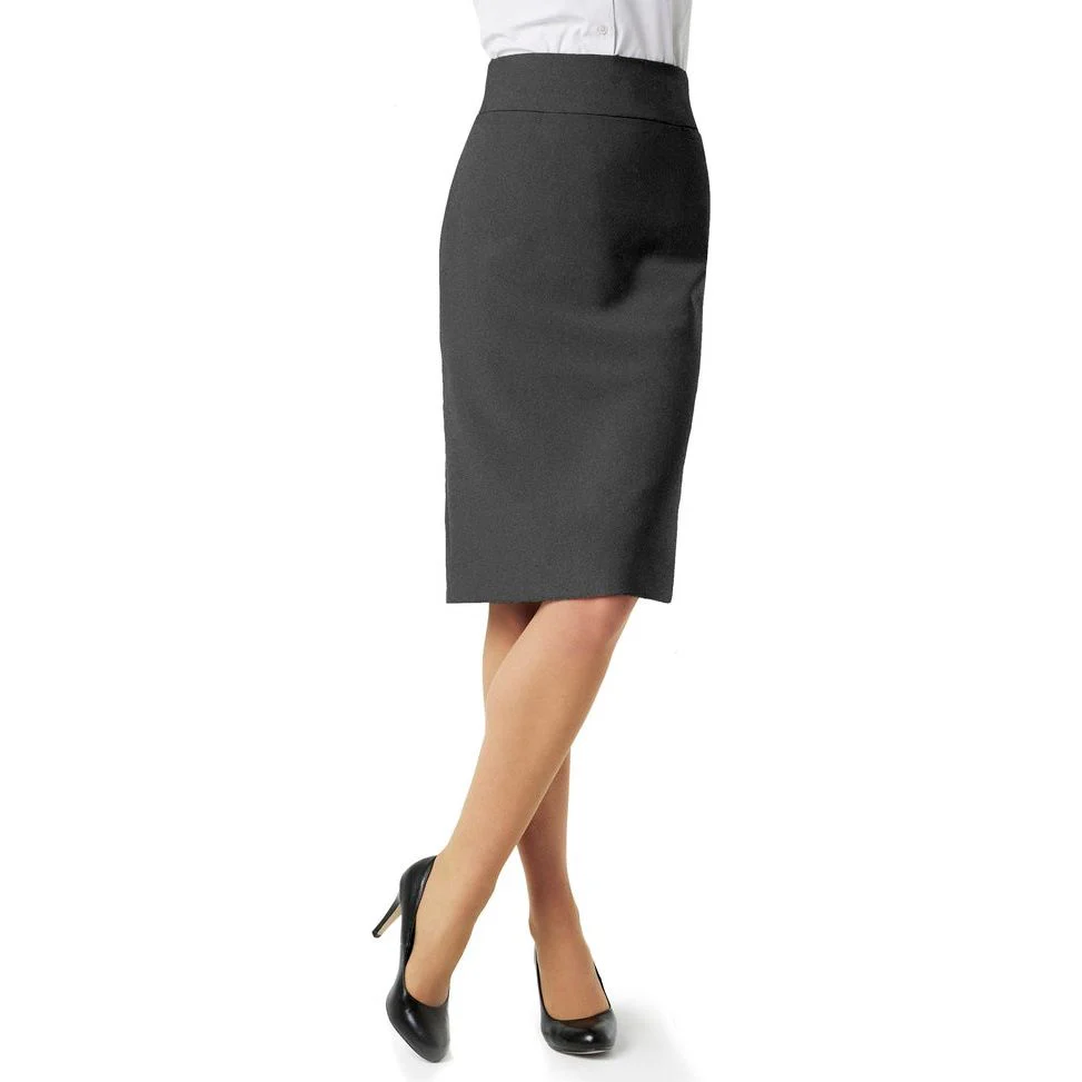 Biz Collection Womens Classic Below Knee Skirt (BS29323) - Image 2